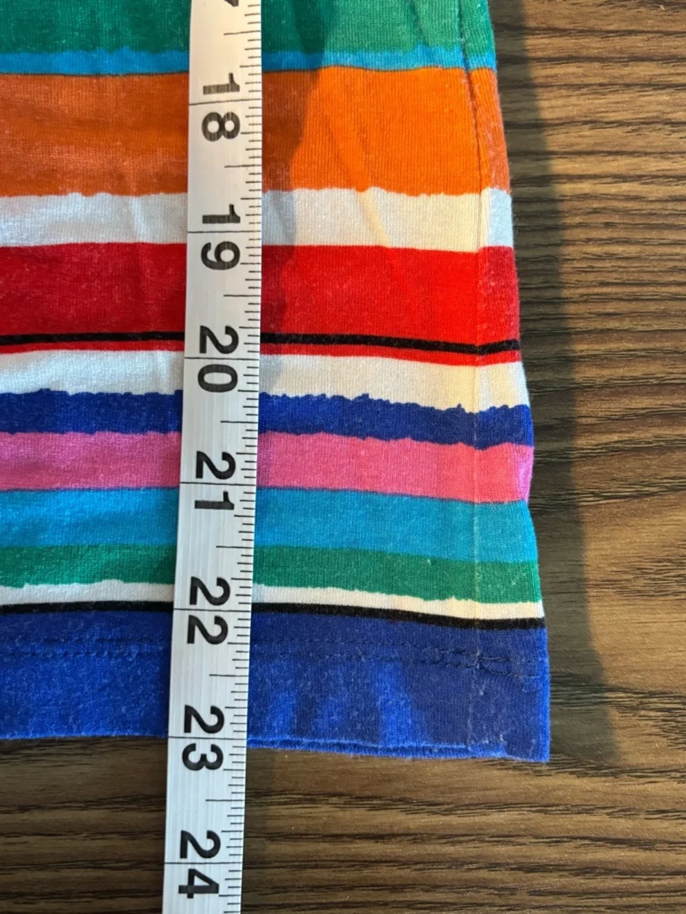 Ruby Rd. Multicolor Striped Boatneck Tee - Picture 6 of 6